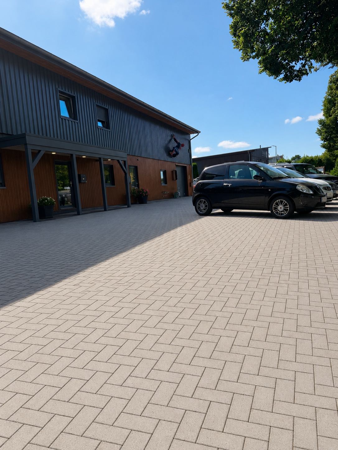 Parkplätze direkt an der Unterkunft